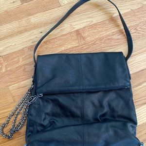 NWT Botkier Irving Hobo bag black leather with chain detail